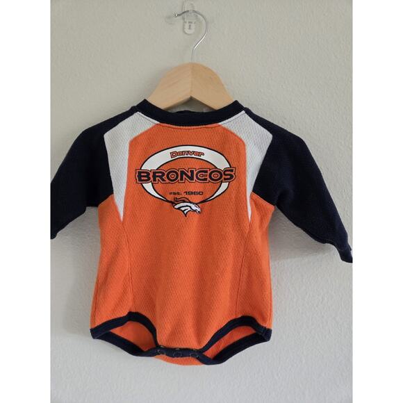 Vintage NFL Denver Broncos Long Sleeve Bodysuit - Picture 2 of 4